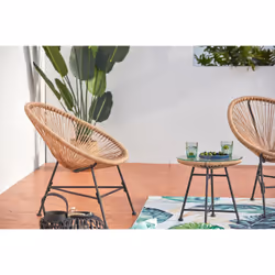 Concept Usine Acapulco ensemble de meubles de jardin Beige