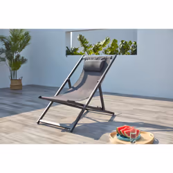 Concept Usine Tevata chaise de plage Gris
