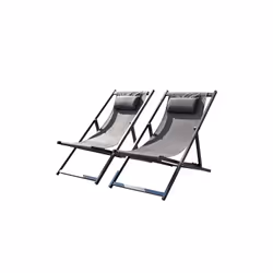 Concept Usine Tevata chaise de plage Gris - Vue supplémentaire 4