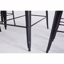 Concept Usine Merida ensemble de meubles de jardin Noir