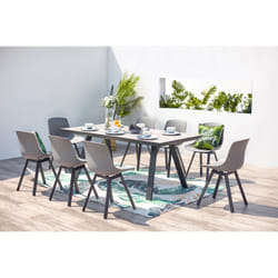 Concept Usine Temara ensemble de meubles de jardin Gris