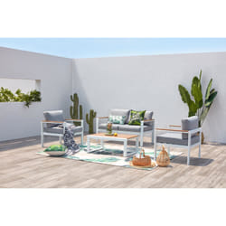 Concept Usine Maringo ensemble de meubles de jardin Gris