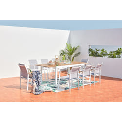 Concept Usine Tijuana ensemble de meubles de jardin Blanc