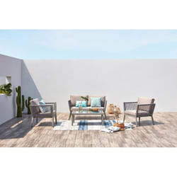 Concept Usine Anahma ensemble de meubles de jardin Gris