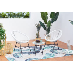 Concept Usine Acapulco ensemble de meubles de jardin Blanc
