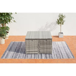 Concept Usine Miami 4 ensemble de meubles de jardin Gris