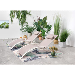 Concept Usine Bahia chaise de plage Taupe