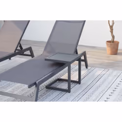 Concept Usine Prato chaise de plage Gris Textile - Vue supplémentaire 7