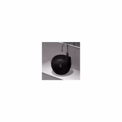 Imaginez votre salle de bain design avec cette magnifique vasque totem à poser en céramique noir brillant. Profonde de 50 cm, ...