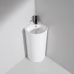 Le Lavabo Totem Laos s'intégrera facilement dans les espaces réduits. Il trouvera sa place dans vos toilettes ou votre petite ...