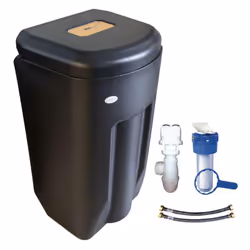 PREMIER ADOUCISSEUR avec une cuve composée à 100 % de matière recyclée, recyclable ET FABRIQUE EN FRANCE ! - Evite l'entartra ...