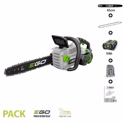 La tronçonneuse CS1800E à batterie lithium Ion (non incluse) est conçue pour faire face aux exigences des travaux forestiers. ...