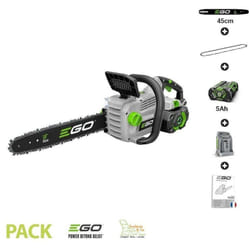Pack tronconneuse sans fil avec batterie et chargeur guide Oregon 45 cm Ego Power CS1800E