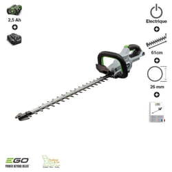 Pack sculpte-haies sans fil batterie et chargeur inclus lame double 60 cm Egopower HT2410E