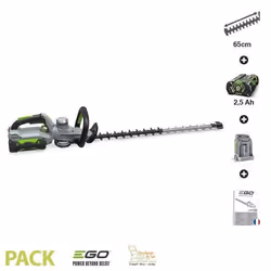 Pack taille-haies sans fil avec batterie 25Ah et chargeur inclus EGO POWER HT6500E-P