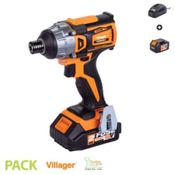 Visseuse à choc sans fil 18V 180Nm avec batterie et chargeur Fuse vln 5420 Villager