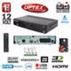 Récepteur Numérique TNTSAT HD - Optex - ORS9989-HD - 12 Volts - HDMI - USB2.0 - RJ45