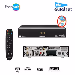 THOMSON RÉCEPTEUR TV SATELLITE HD THS805 FRANSAT (EUTELSAT 5° OUEST)  (VENDU SANS CARTE)