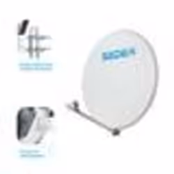 Antenne Parabole - SEDEA - 65 CM - Aluminium - LNB Universel - Installation Facile