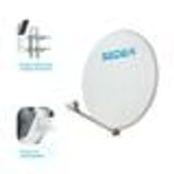 Antenne Parabole - SEDEA - 65 CM - Aluminium - LNB Universel - Installation Facile