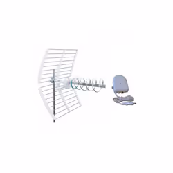 KIT ANTENNE TNT avec POINTAGE À LED FRACARRO - ELIKA Pro 700 + Alimentation Originale Astucieuse antenne avec système de visé ...