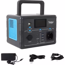 Générateur Solaire Portable 518Wh/500WStation dÉnergie ÉlectriqueBatterie de Secoursavec BluetoothUSBpour Camping Extérieur