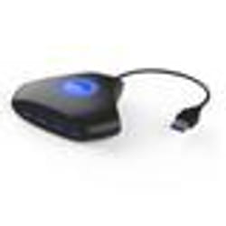 Hub USB multifonction - Non spécifié - Non spécifié - ABS - 4 ports USB 3.0 - Lumière bleue indicatrice