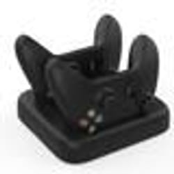 Station de chargement - Xbox - Socle de charge carré - Charge 2 manettes - Indicateur de charge - Noir