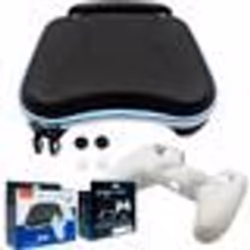 Boite de rangement - PS5 - 6 en 1 Kit de Protection - Coque en silicone - Protège joystick - Noir