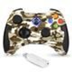 Manette de jeu - SUPERTECH - EasySMX 9013 - Sans Fil - Camouflage Jaune - Dual Shock