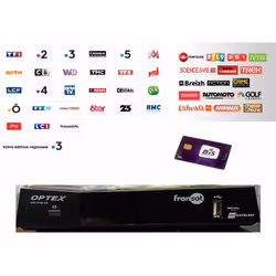 KIT TERMINAL SATELLITE NUMÉRIQUE ORS 9948-HD + CARTE BIS TV PANORAMA 12 MOIS RENOUVELABLE - ENREGISTREUR NUMÉRIQUE - CONTROLE ...
