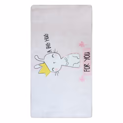 Tapis chambre enfant 100x160 cm Polyester Calin Rose