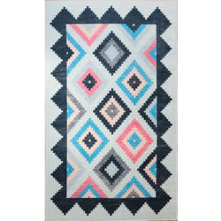 Tapis de salon 120x180 cm Polyester Berbere Los Multi