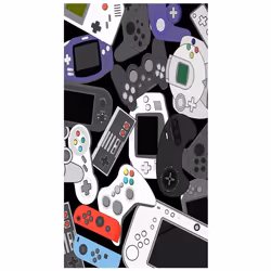 Tapis chambre enfant 80x150 cm Polyester Gamer
