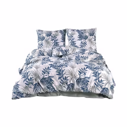 Parure de lit 240x260 cm Polycoton Tropical Vert