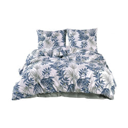 Parure de lit 240x260 cm Polycoton Tropical Vert