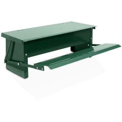 Alice's Garden - Mangeoire automatique pour poules - distributeur à pédale - capacité de 5kg - acier galvanisé