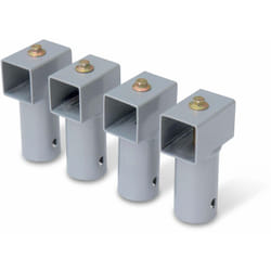 Alice's Garden - Lot de 4 connecteurs 40x38mm pour trampolines sweeek (anciennement sweeek) de 430 à 490cm de diamètre