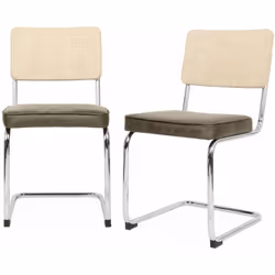 Les + produit Design Look rétro Dossier en résine Cette collection vous propose des chaises et des fauteuils de caractère à l ...