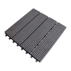 Dalle de jardin d'aménagement extérieur Résistante et élégante 30 x 30 x 2 cm Gris anthracite trendyflair