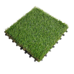 Dalle de jardin d'aménagement extérieur - Vert gazon - Dimensions : 30 x 30 x 2 cm
