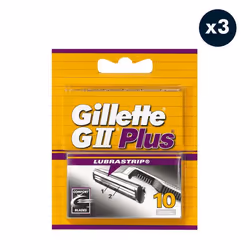 3x10 Lames de rasoir Gillette G II Plus
