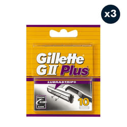3x10 Lames de rasoir Gillette G II Plus