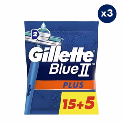 3x20 Rasoirs Jetables Gillette Blue II Plus