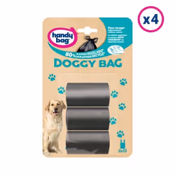 4x36 Sacs Poubelle Doggy Bag Handy-Bag - 80% de plastique recyclé
