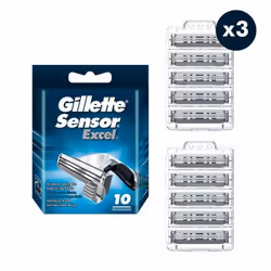 3x10 Lames de Rasoir Gillette Sensor Excel,
