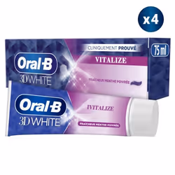 4 Dentifrices Oral-B Vitalizing Fresh Dentifrice 75 ml - TU