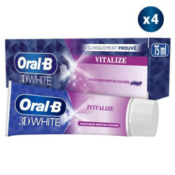 4 Dentifrices Oral-B Vitalizing Fresh Dentifrice 75 ml - TU