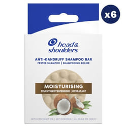6 Shampoings Solides Hydratant, Head & Shoulders