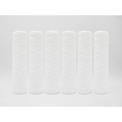 Top Filter - 6 filtres bobinés 10' 50 microns pour adoucisseur et osmoseur d'eau